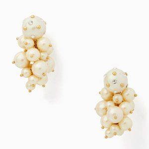 NEW Kate Spade Pearls Pearls Pearl Cluster Earring